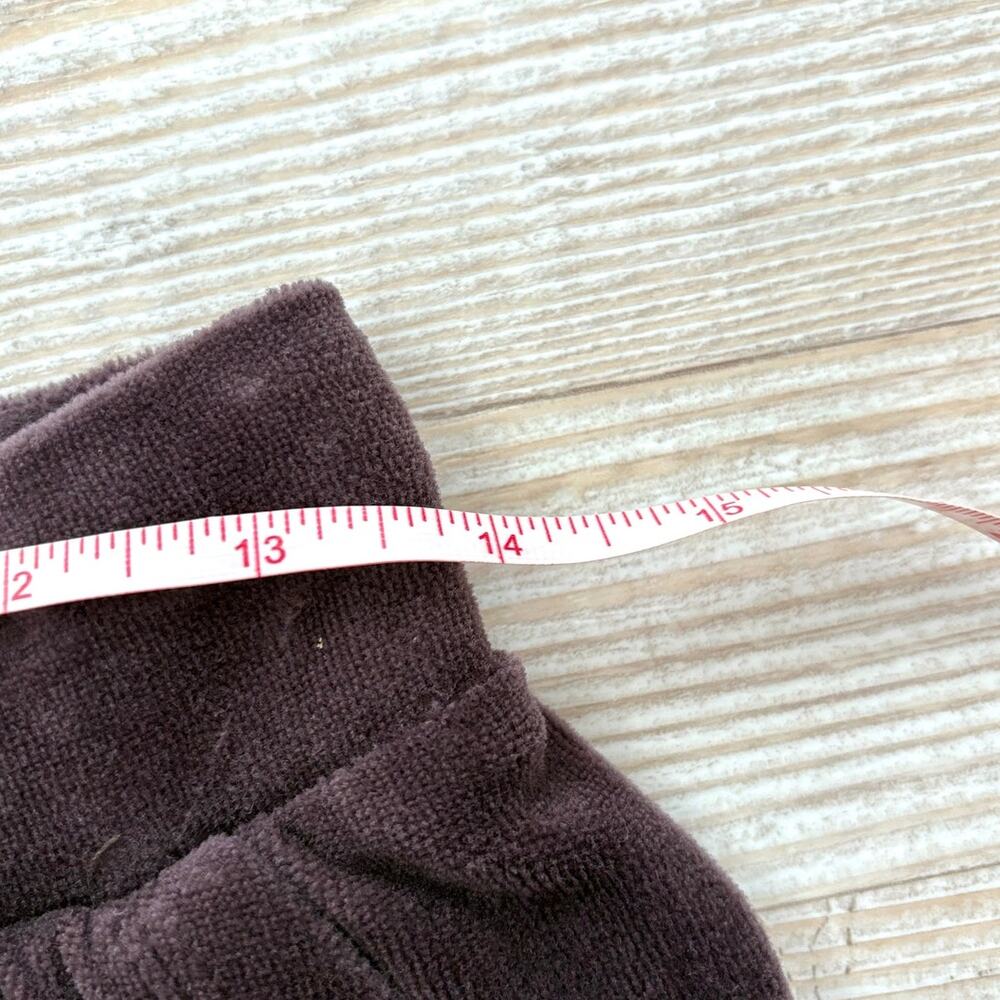 Hale Bob Low Rise Y2K Velour Joggers | Brown Size Medium - Picture 6 of 8